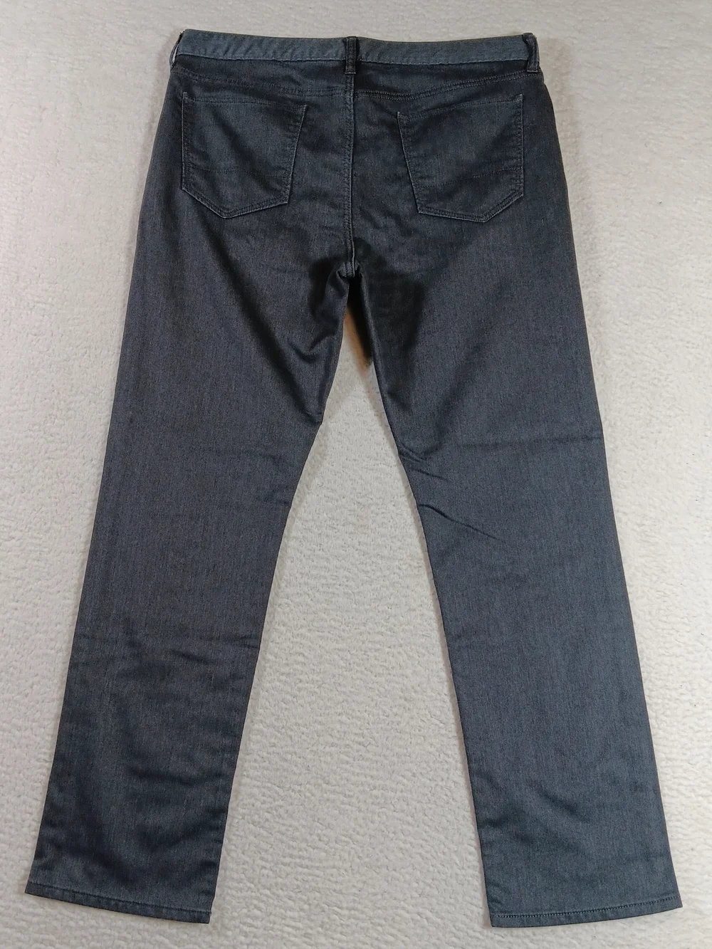 Banana Republic Jeans Mens 36x32 Gray Travel Jean Slim Straight Stretch